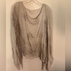 Embroided Italian Silk cover